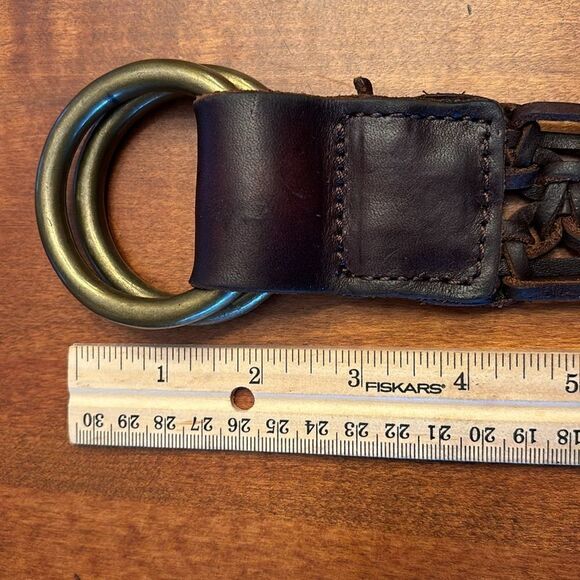 Lucky Brand Macrame Braided Leather Belt - Picture 6 of 6